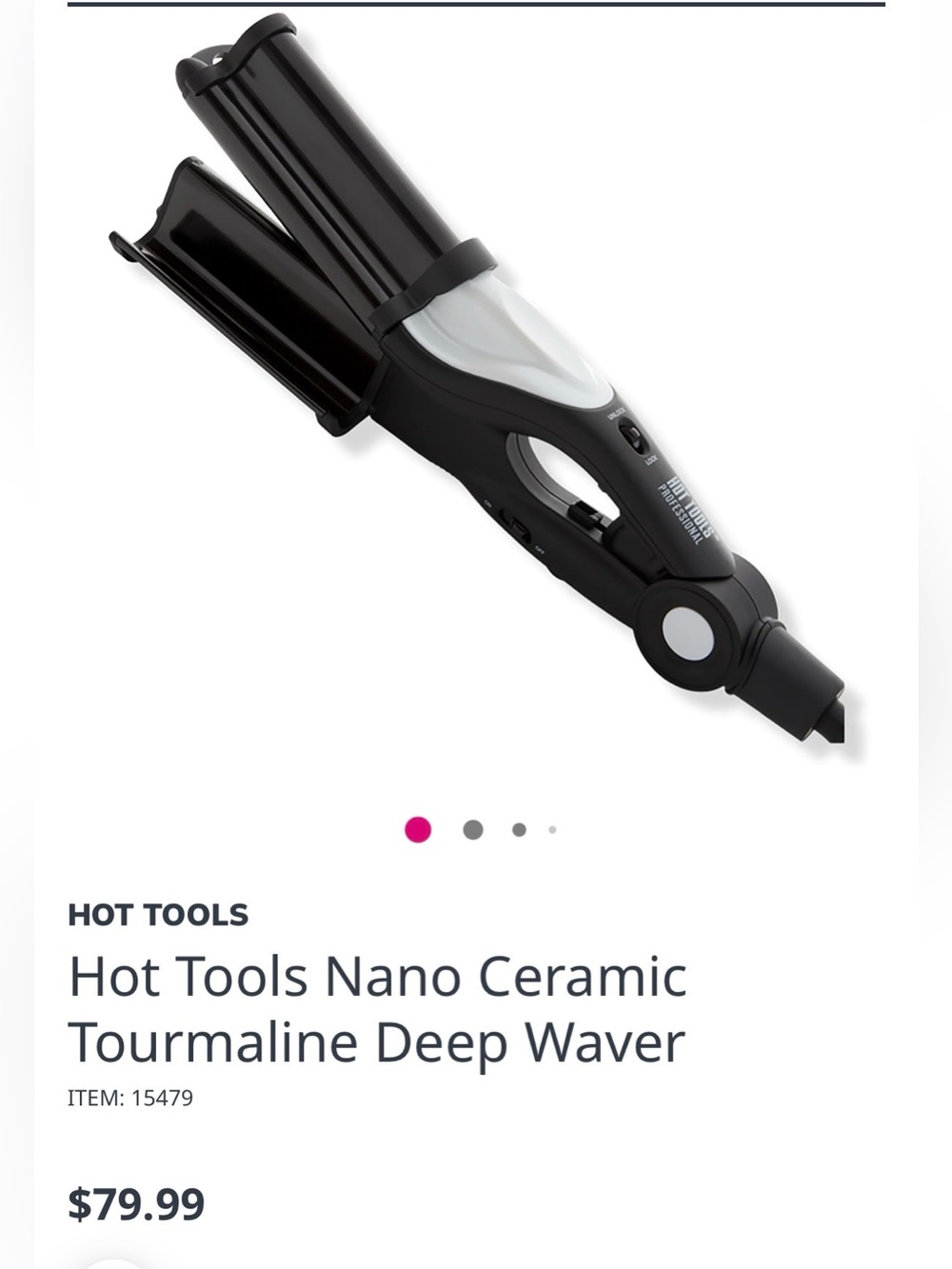 Hot Tools Deep Waver Ceramic 3 barrel styling tool - Picture 7 of 10